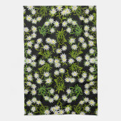 Swiss Edelweiss Alpine Flowers Kitchen Towel Theedoek (Verticaal)
