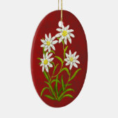 Swiss Edelweiss Alpine Flowers Ornament (Rechts)