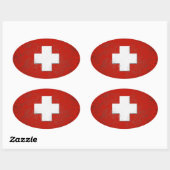 Swiss flag sticker (Vel)