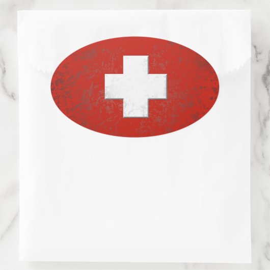 Swiss flag sticker (Tas)