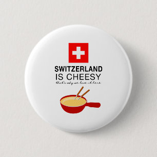 Swiss Fondue Funny Ronde Button 5,7 Cm