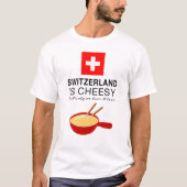 Swiss Fondue Funny T-shirt (Voorkant)