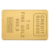 Swiss Gold Bar Magneet (Horizontaal)
