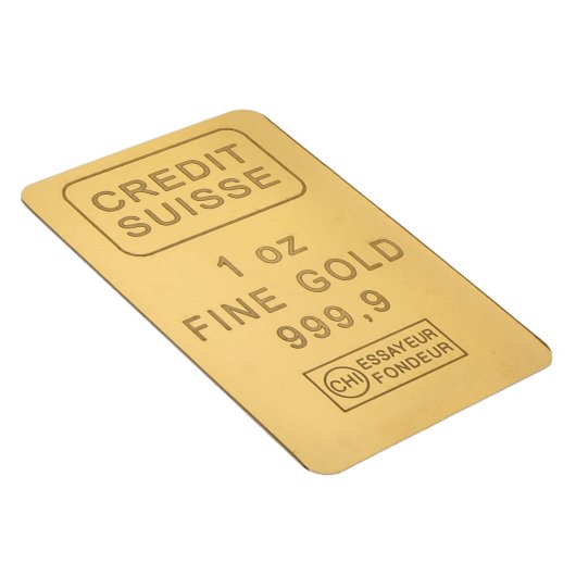Swiss Gold Bar Magneet (Rechterzijde)