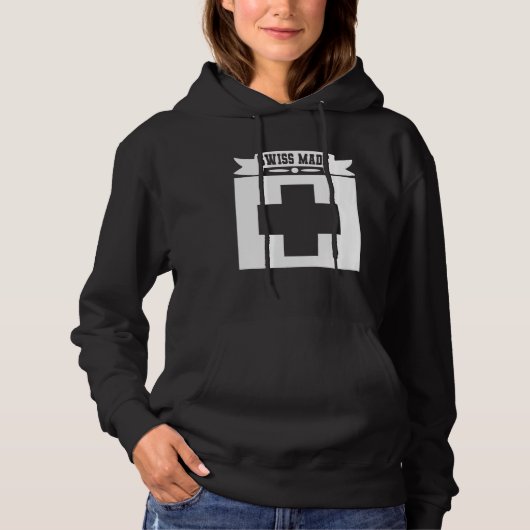 Swiss Made   Switzerland  1 Hoodie (Voorkant)