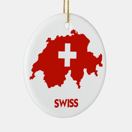 SWISS MAP KERAMISCH ORNAMENT (Rechts)