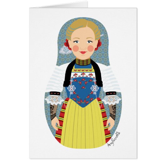 Swiss Matryoshka Kaart (Voorkant)