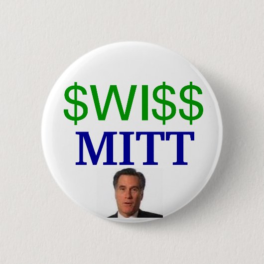 SWISS MITT RONDE BUTTON 5,7 CM (Voorkant)