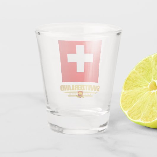 "Swiss Pride" Shirten Shot Glas (Achterkant)