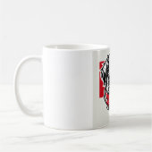 Swiss Saint Bernard Mug with Swiss Flag Scarf Koffiemok (Links)