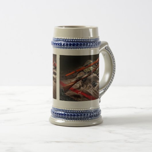 Swiss Schmidt Rubin 1889 & K31 Bierpul (Voorkant rechts)