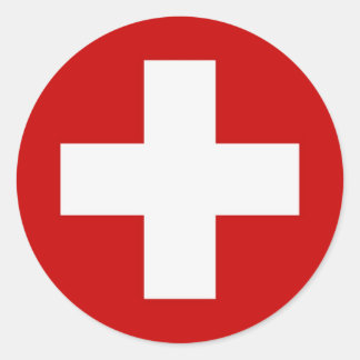 SWISS-Style Ronde Sticker