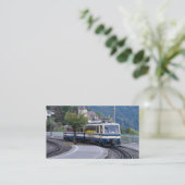 Swiss Train Business Card Visitekaartje (Staand voorkant)