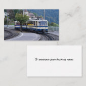 Swiss Train Business Card Visitekaartje (Voorkant / Achterkant)