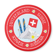 Swiss Travel Souvenir Red Refkoelkast Magnet