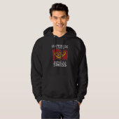 Swiss Wedding Switzerland Confederation Roots Flag Hoodie (Voorkant volledig)