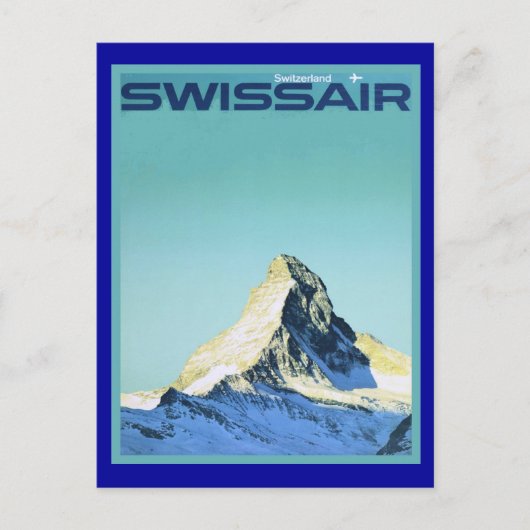 Swissair Briefkaart (Voorkant)