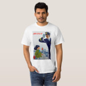 Swissair Meisje T-shirt (Voorkant volledig)
