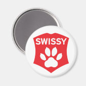 Swissy Magnet (Voorkant / Achterkant)