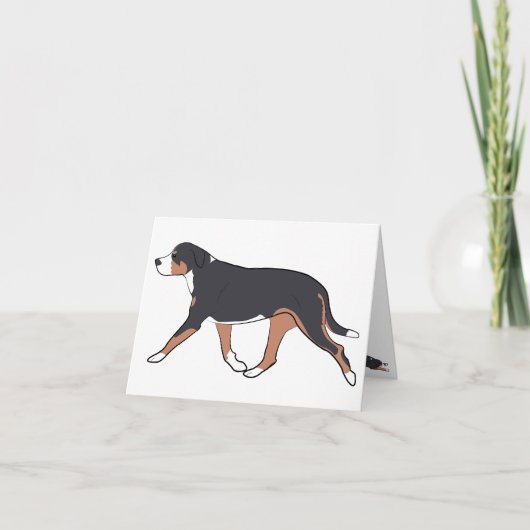 Swissy Notecard Bedankkaart (Voorkant)