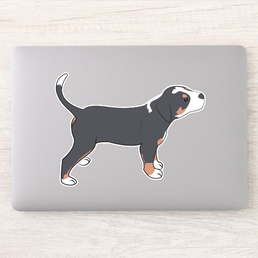 Swissy Puppy Sticker (Computer)