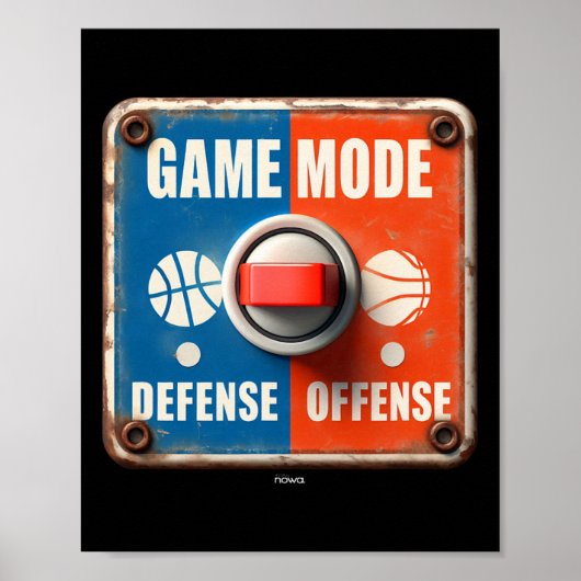 Switch Between Offense And Defense - Ller Mode Sig Poster (Voorkant)