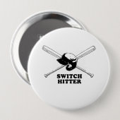 Switch Hitter Ronde Button 4,0 Cm (Voorkant /achterkant)