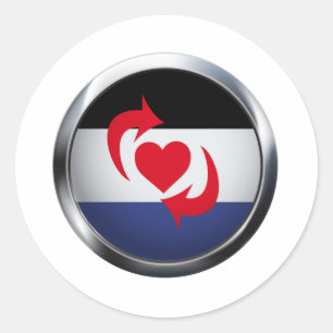 SWITCH PRIDE MEDALLION RONDE STICKER