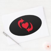 Switch Pride Ovale Sticker (Envelop)