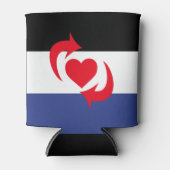 Switch Pride Vlag Blikjeskoeler (Voorkant)