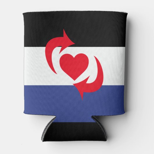 Switch Pride Vlag Blikjeskoeler (Voorkant)