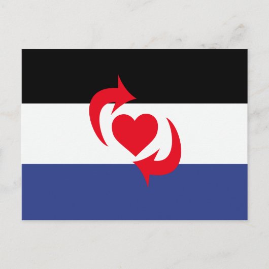 Switch Pride Vlag Briefkaart (Voorkant)