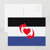 Switch Pride Vlag Briefkaart (Voorkant / Achterkant)