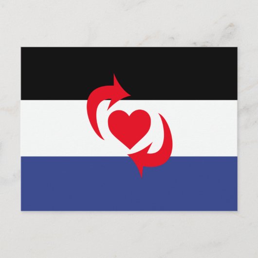 Switch Pride Vlag Briefkaart (Voorkant)