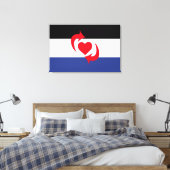 Switch Pride Vlag Canvas Afdruk (Insitu (Slaapkamer))