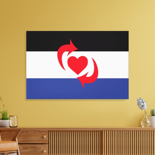 Switch Pride Vlag Canvas Afdruk (Insitu (Woonkamer))