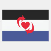 Switch Pride Vlag Inpakpapier Vel (Voorkant 3)