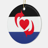 Switch Pride Vlag Keramisch Ornament (Links)