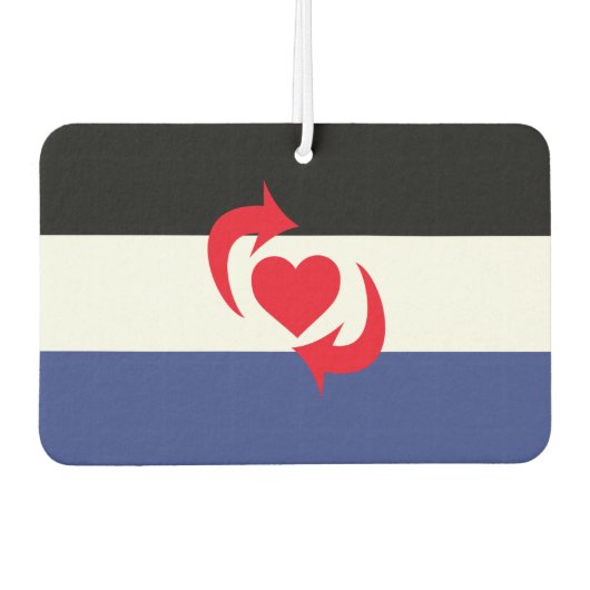Switch Pride Vlag Luchtverfrisser (Voorkant)