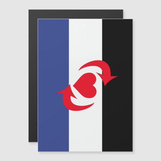 Switch Pride Vlag Magnetische Uitnodiging (Voorkant / Achterkant)