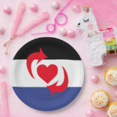 Switch Pride Vlag Papieren Bordje (Feest)