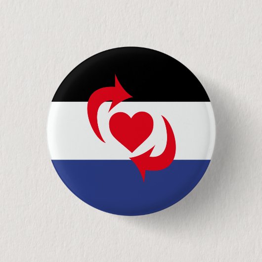 Switch Pride Vlag Ronde Button 3,2 Cm (Voorkant)