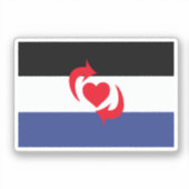 Switch Pride Vlag Sticker (Voorkant)