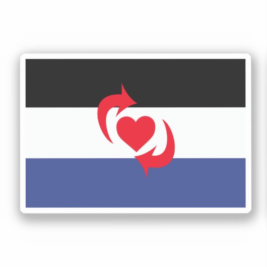 Switch Pride Vlag Sticker (Voorkant)