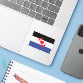 Switch Pride Vlag Sticker (Laptop met iPhone)