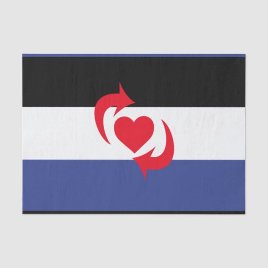 Switch Pride Vlag Tissuepapier (Voorkant)