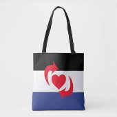 Switch Pride Vlag Tote Bag (Voorkant)