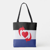 Switch Pride Vlag Tote Bag (Achterkant)