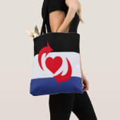 Switch Pride Vlag Tote Bag (Dichtbij)
