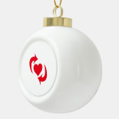 Switch trots keramische bal ornament (Rechts)